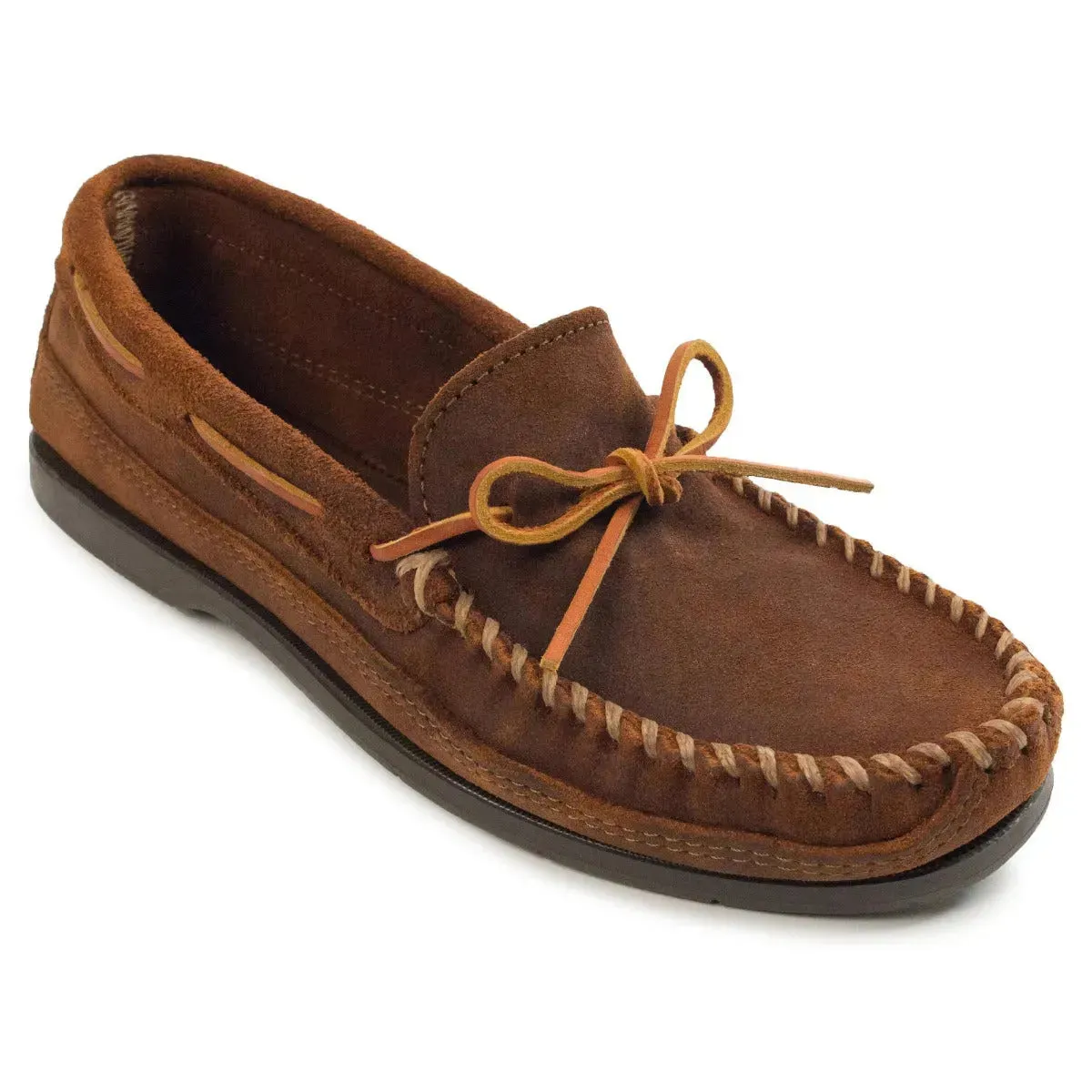 Minnetonka Essential Hardsole Moc Suede - Mens Moccasin