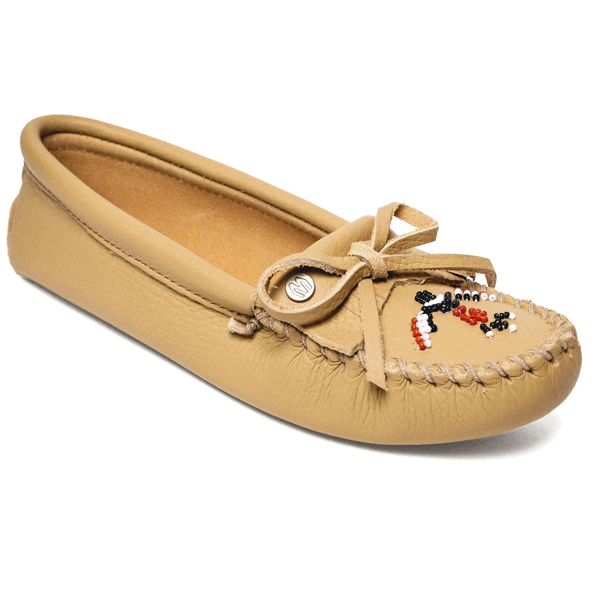 Minnetonka Thunderbird Animikii Softsole Leather - Womens Moccasin