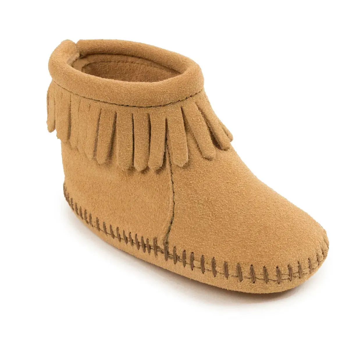 Minnetonka VELCRO Back Flap Bootie - Infants Moccasins