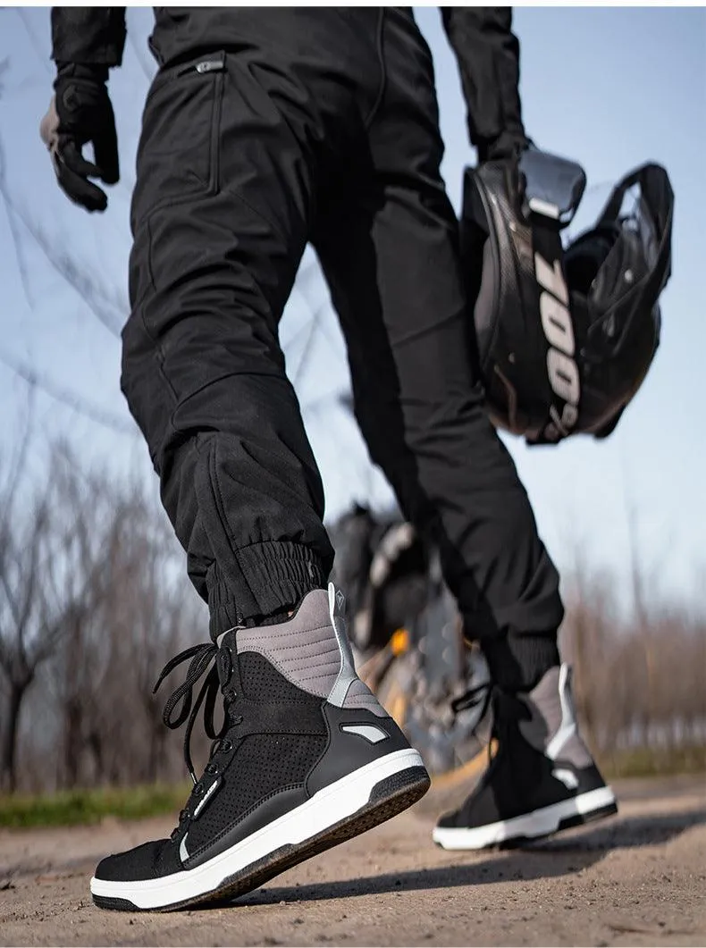 Motorcycle Boots Summer Breathable Drop-resistant Parkour Shoes