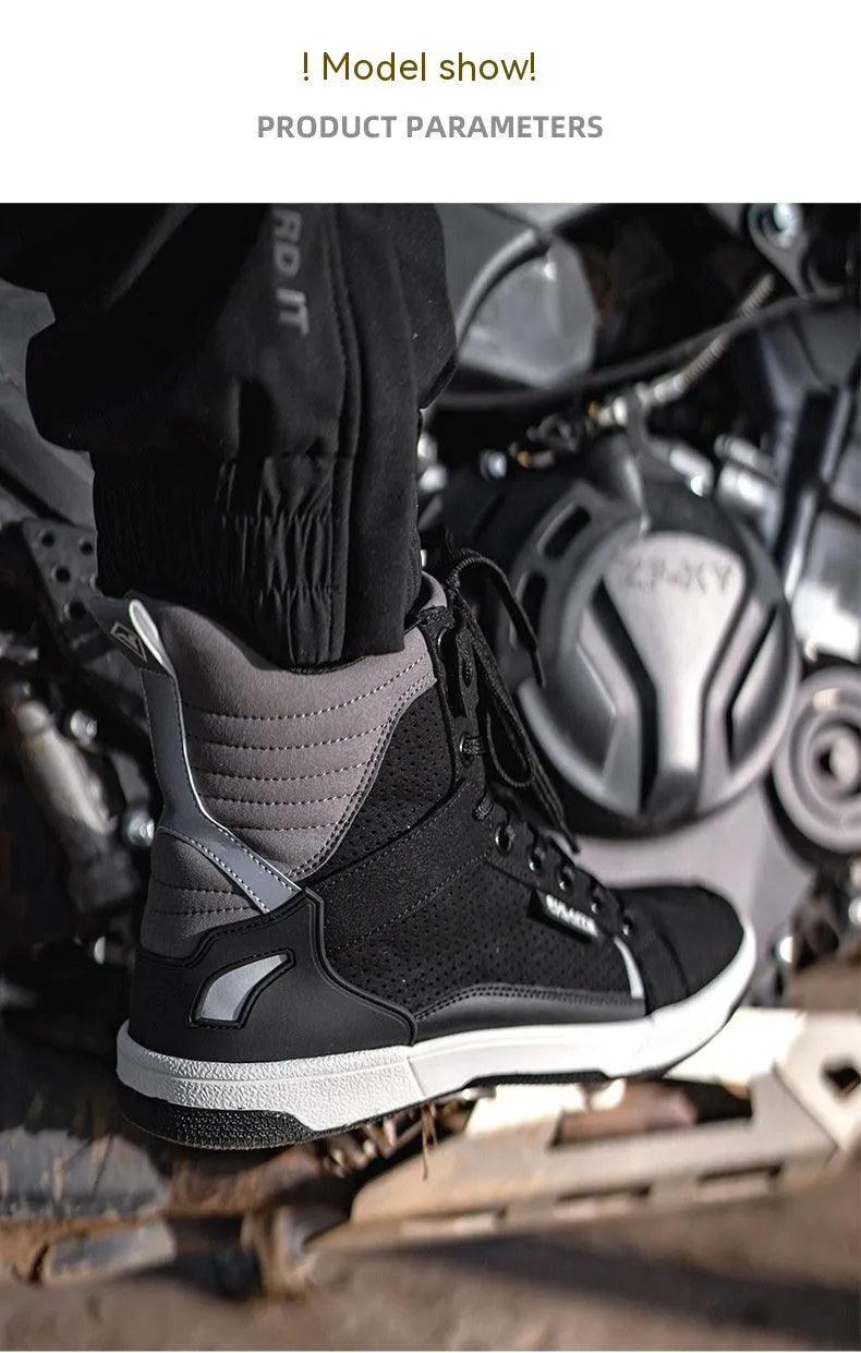 Motorcycle Boots Summer Breathable Drop-resistant Parkour Shoes