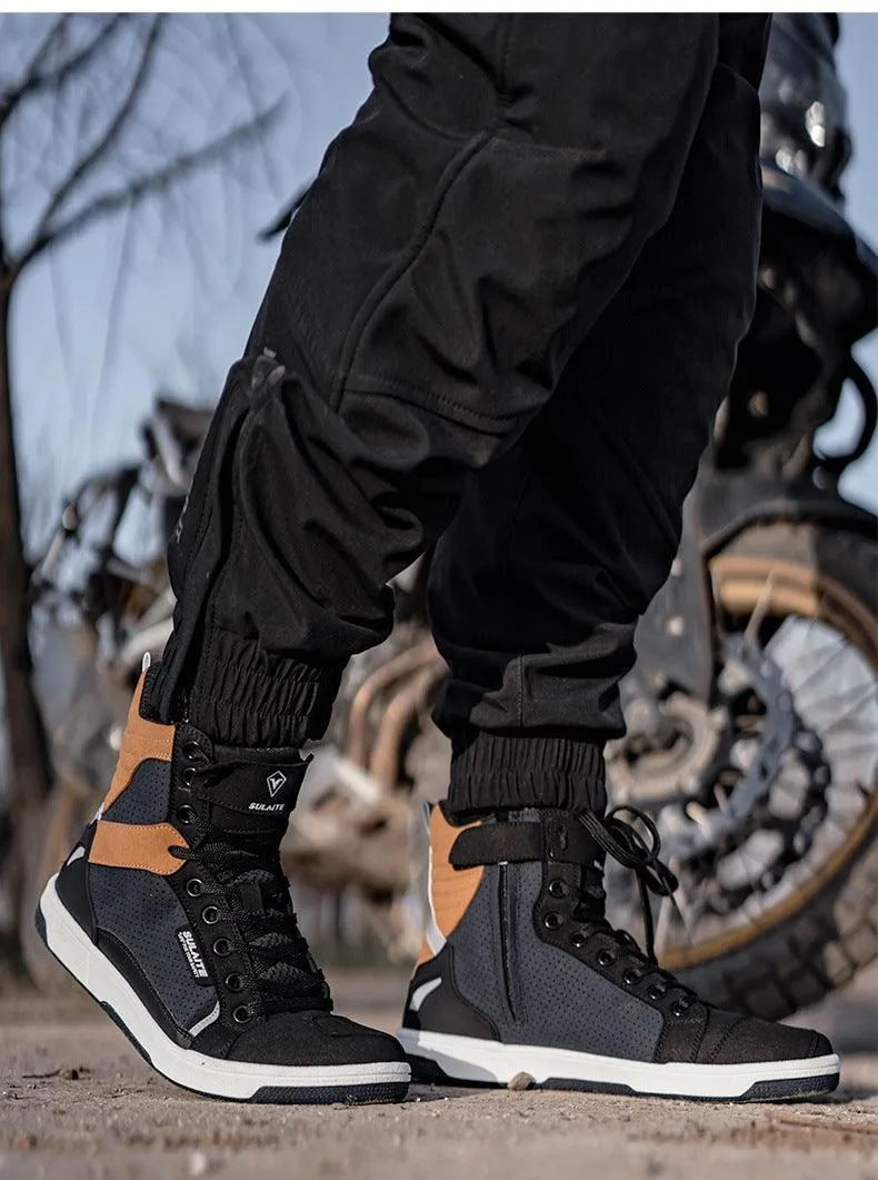 Motorcycle Boots Summer Breathable Drop-resistant Parkour Shoes