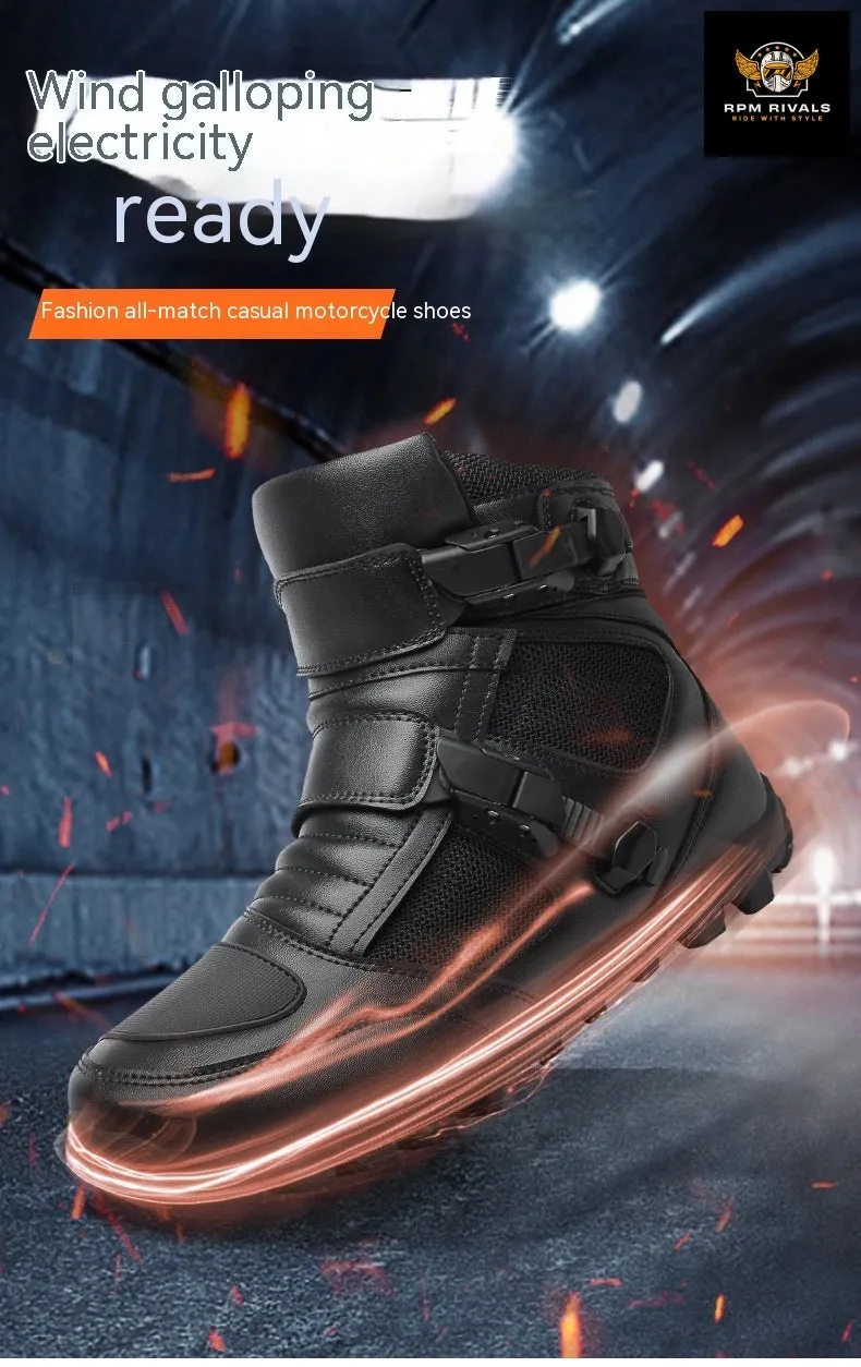 Motorcycle Male Knight Four Seasons Colorful Motorcycle Boots