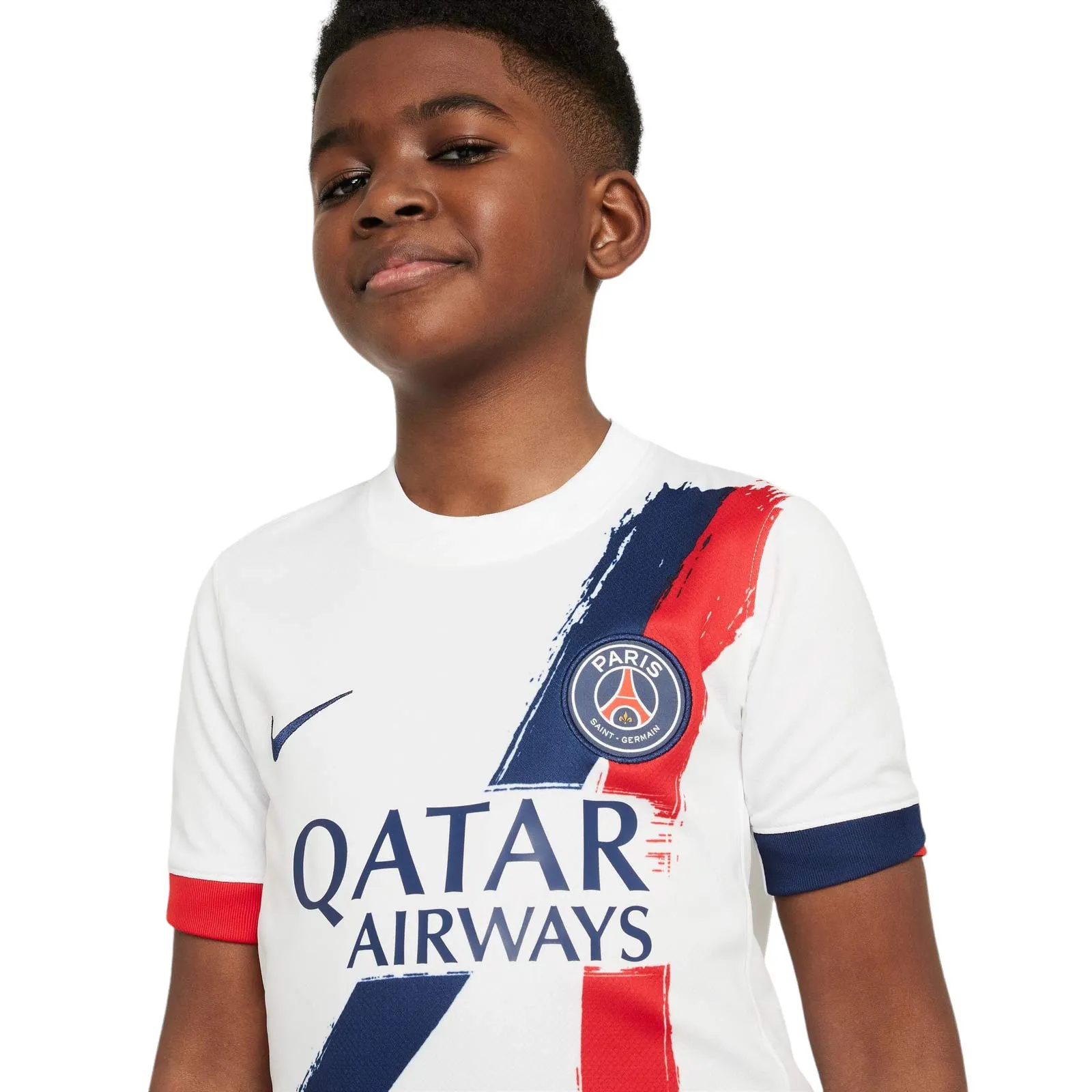 Nike Paris Saint-Germain 2024/25 Stadium Away Dri-FIT Soccer Kids Jersey