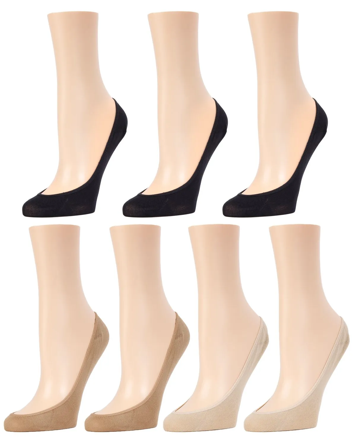 No-Show Micro Shoe Liners 7-Pack