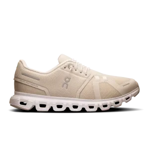 On Running Women's Cloud 6 Shoes - Pearl / White