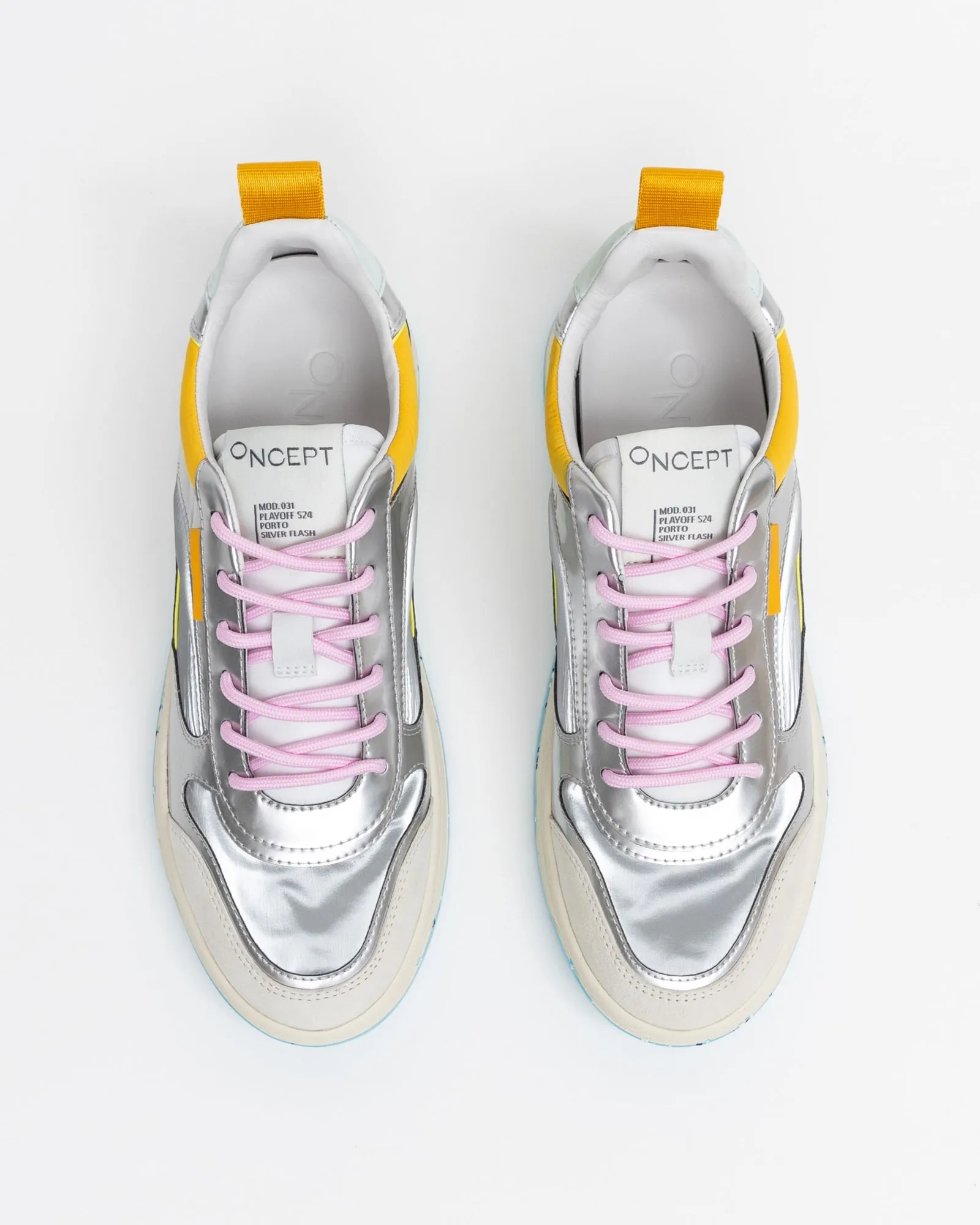 Oncept Porto Sneakers in Silver Flash