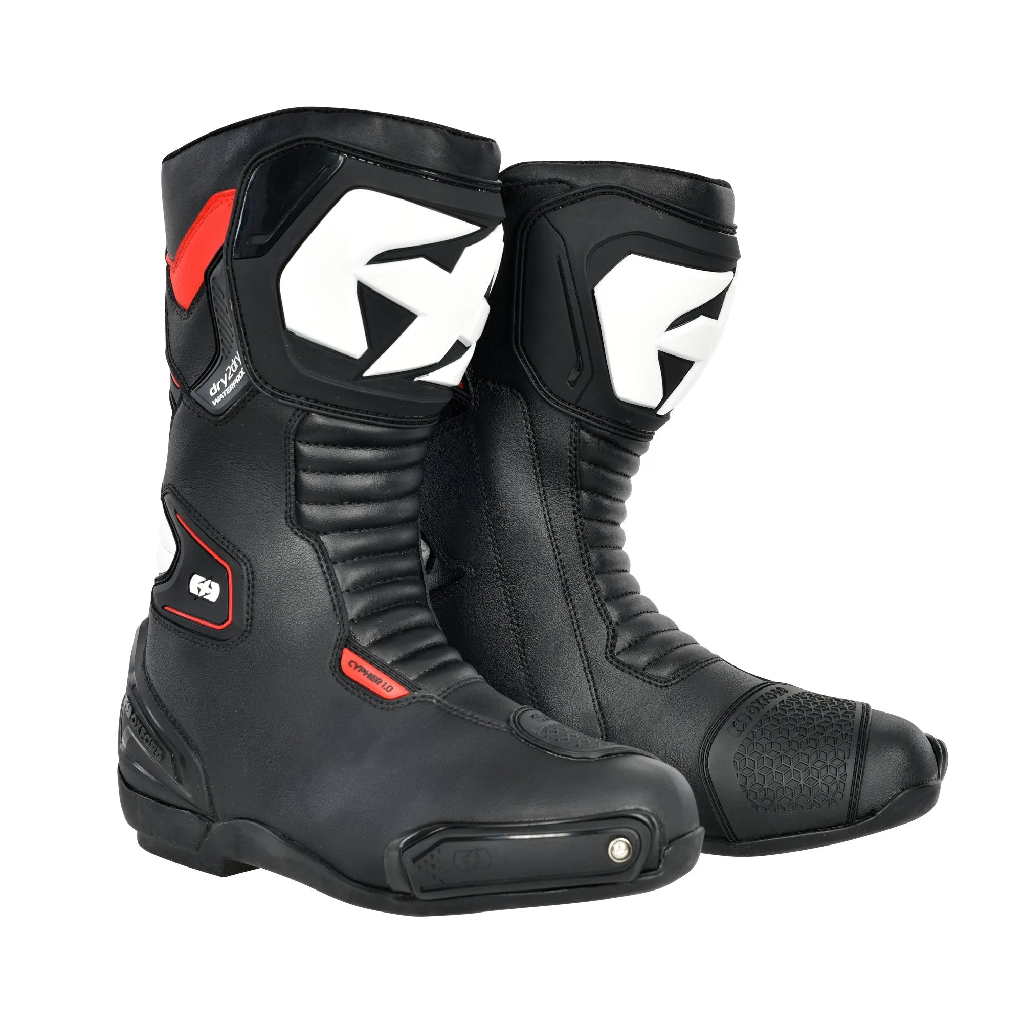 Oxford Cypher 1.0 Dry2Dry Waterproof Sports Motorcycle Boots