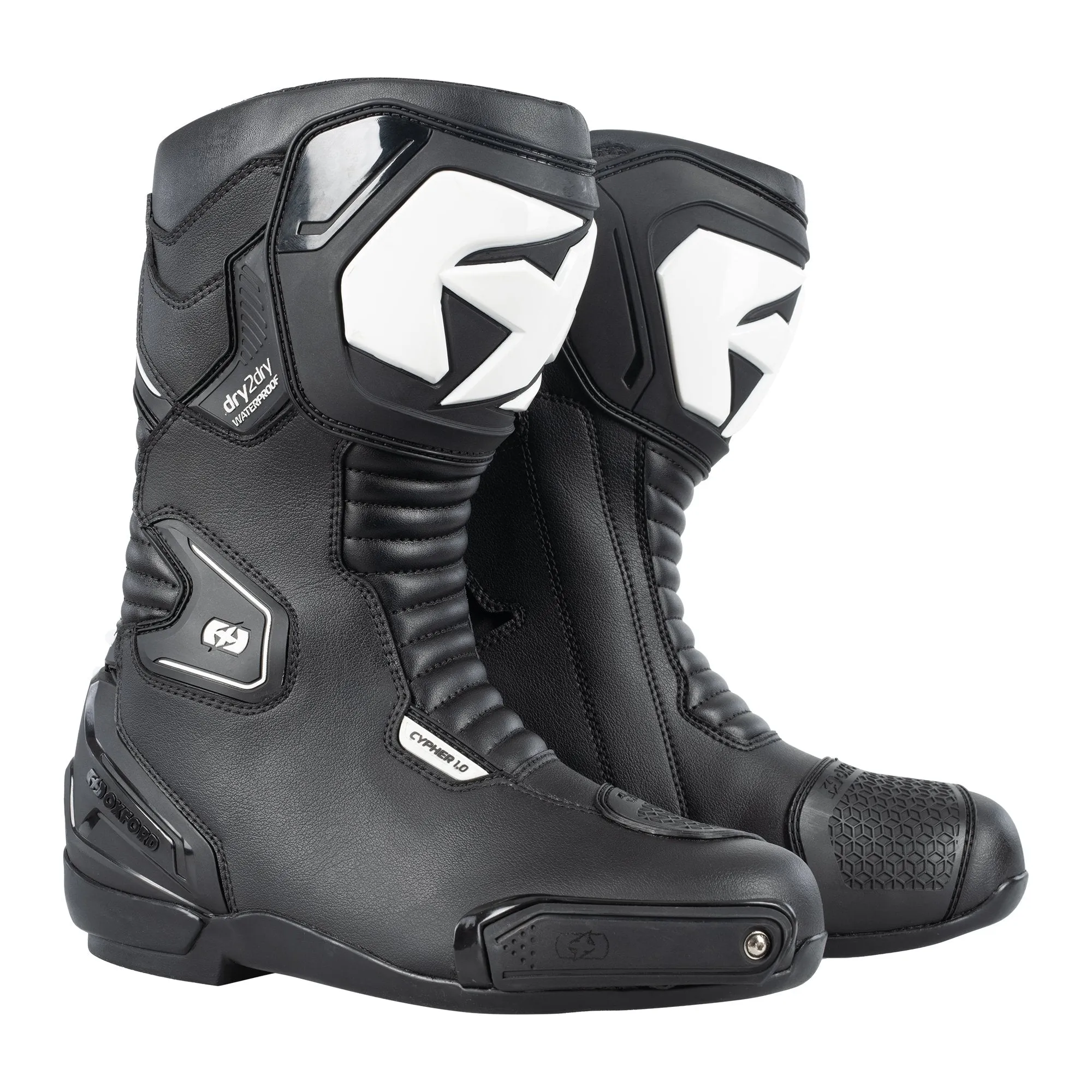 Oxford Cypher 1.0 Dry2Dry Waterproof Sports Motorcycle Boots