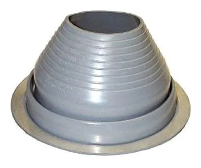 PIPE BOOT - #6 ROUND BASE GREY MASTER FLASHING - 5" - 9"