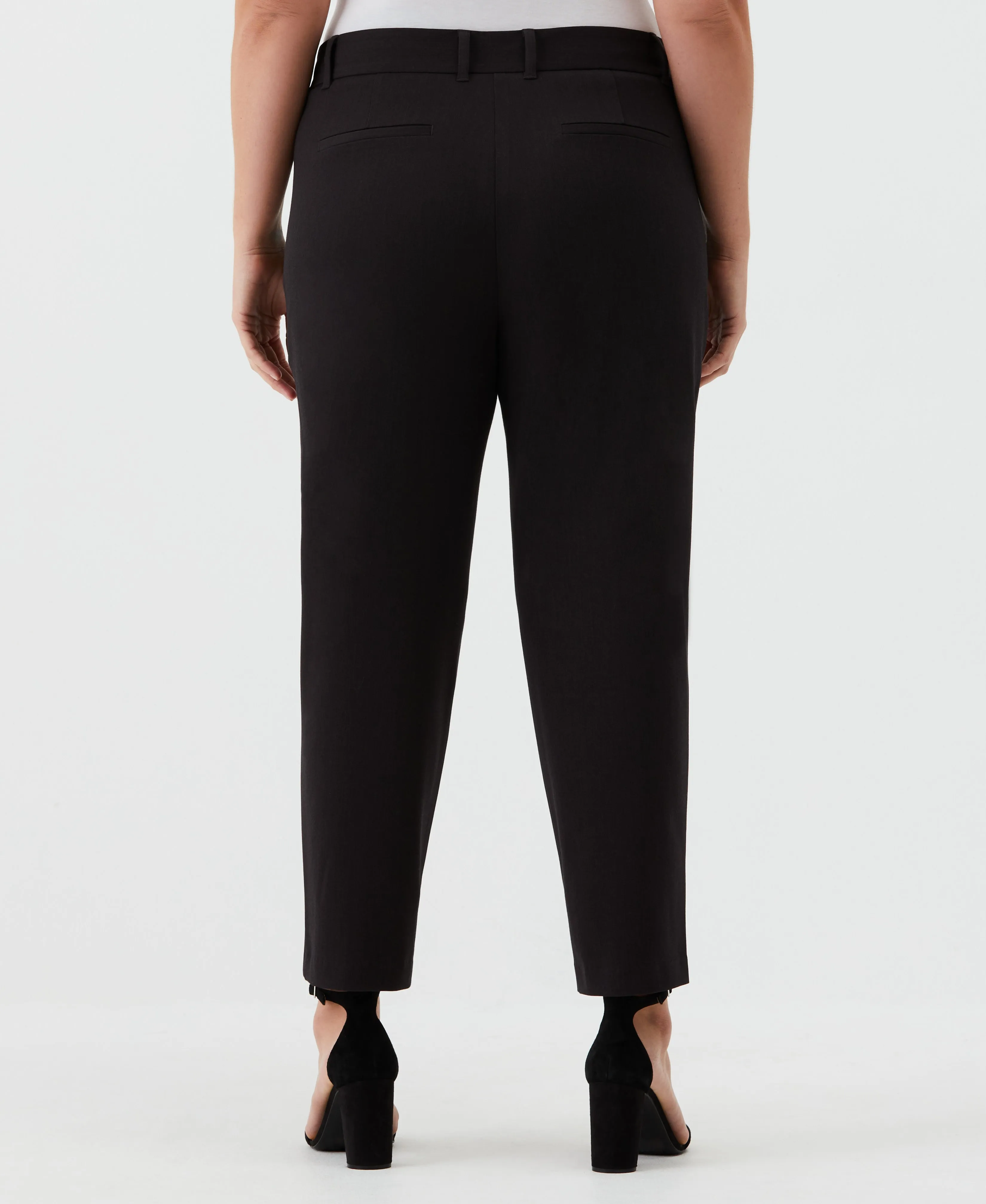 Plus Size Straight Leg Ankle Pant