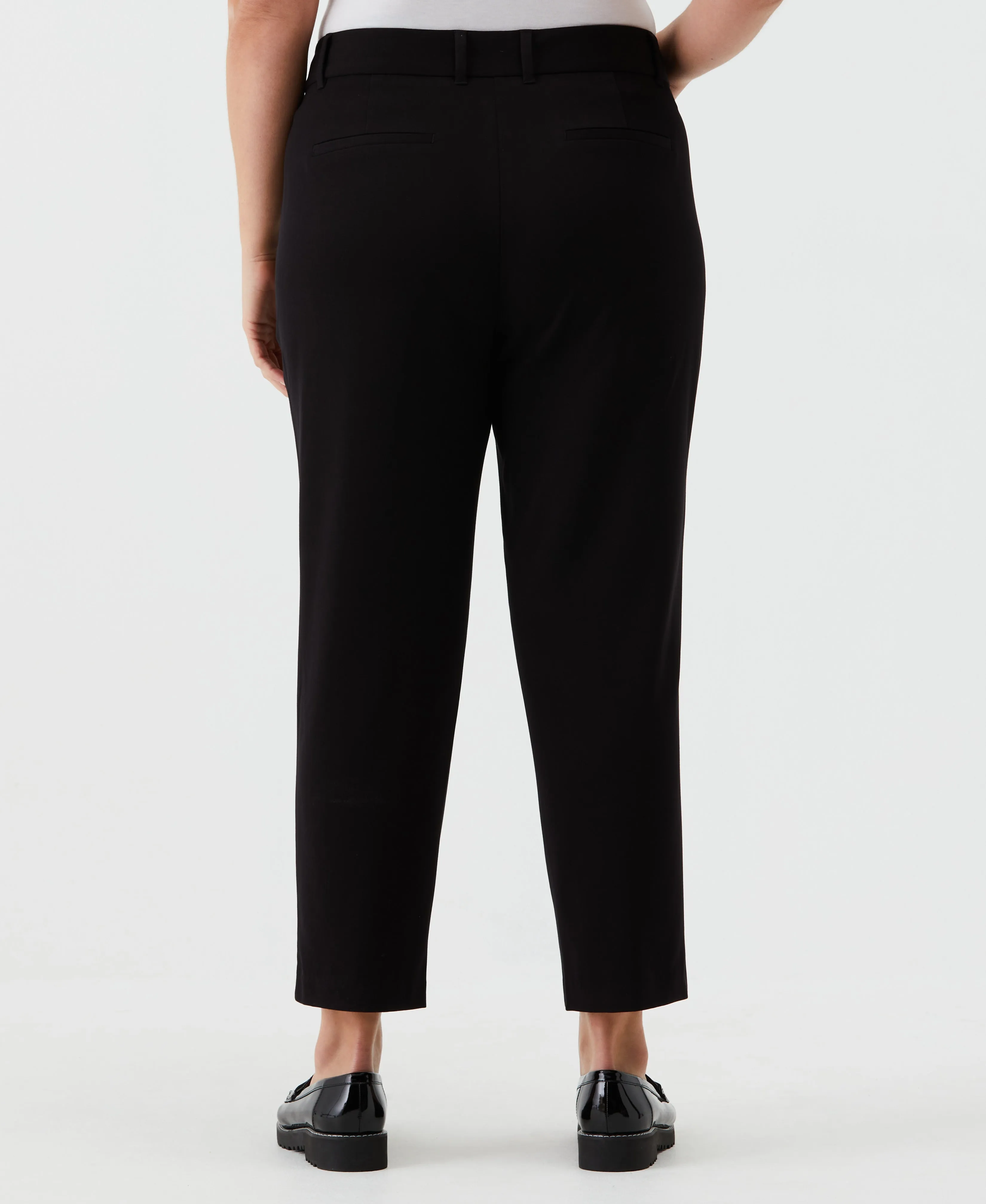 Plus Size Straight Leg Ankle Pant