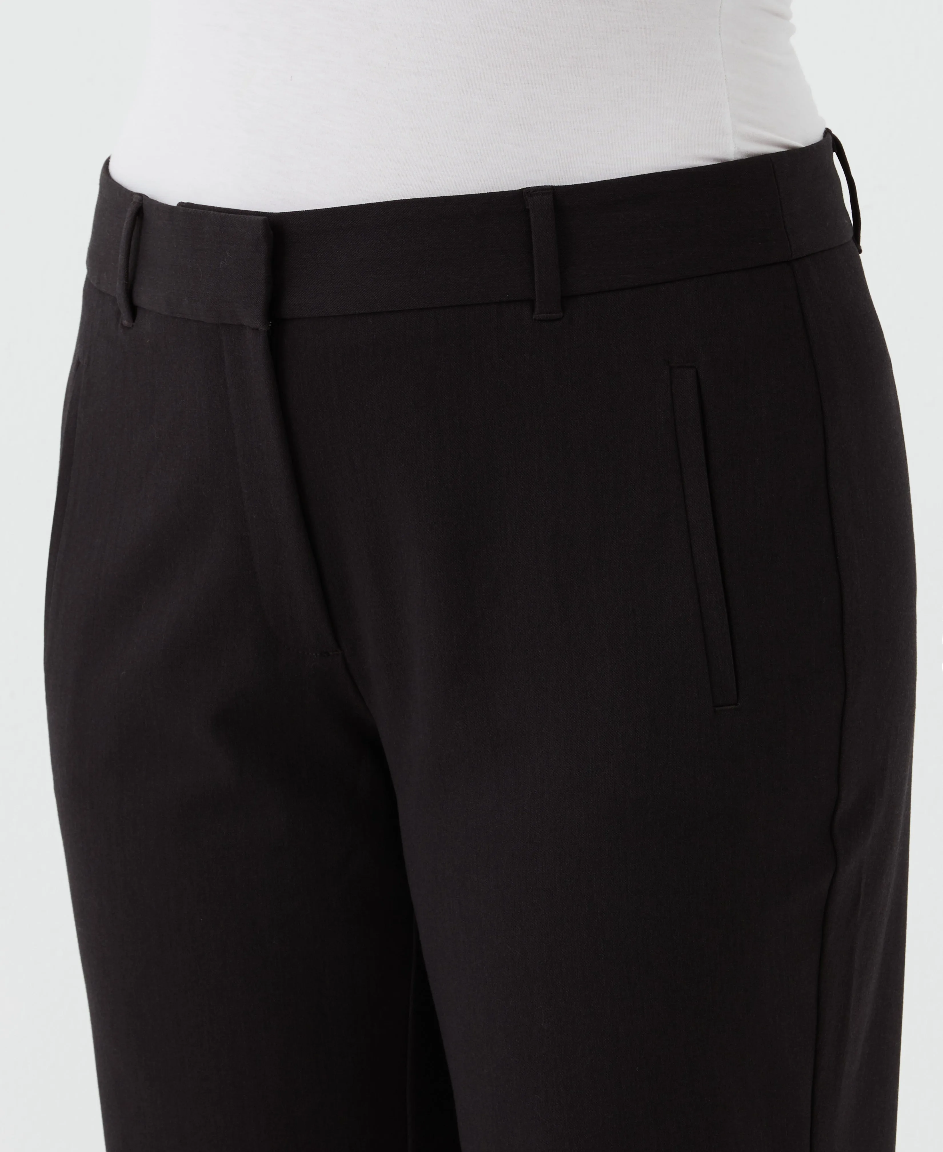 Plus Size Straight Leg Ankle Pant