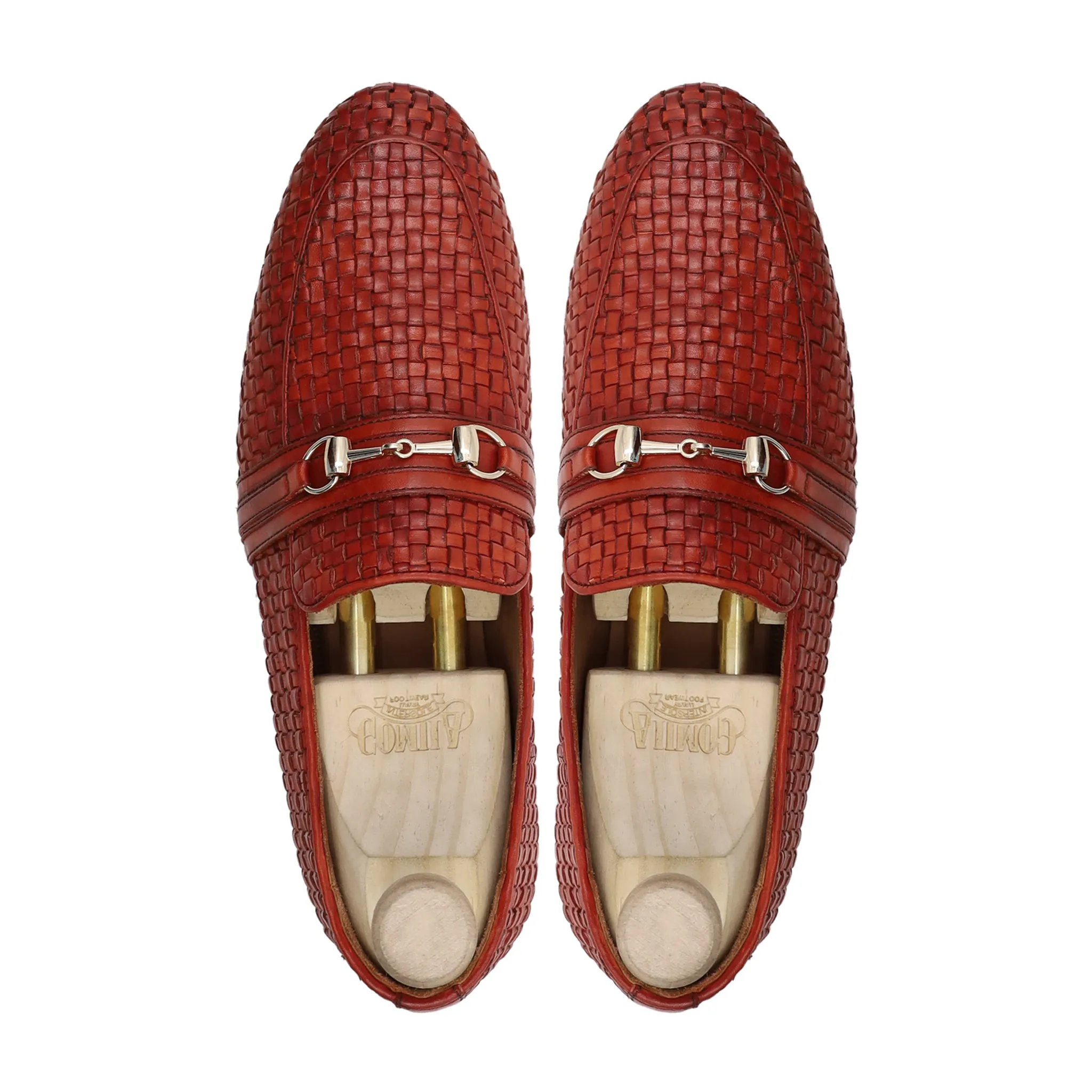 Predator - Men's Oxblood Hand Woven Calf Leather Loafer