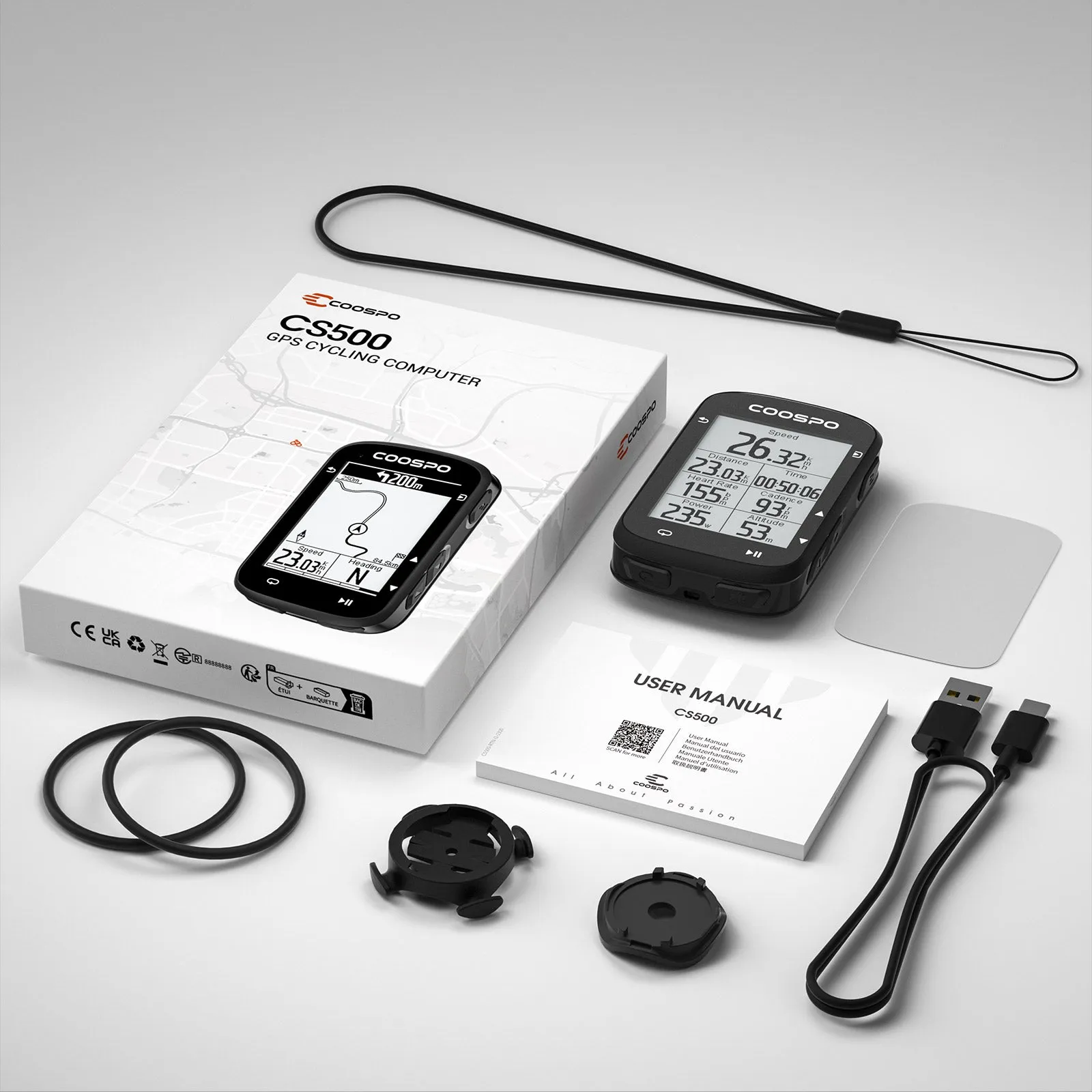 REALROAD CS500 GPS Bike Computer (New arrival)