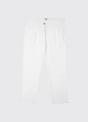 Reed Capri Trousers - White