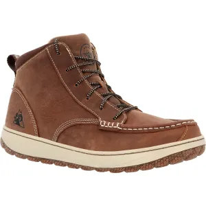 Rocky Mens Dry Strike SRX Brown Leather Casual Boots