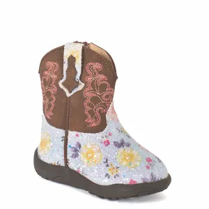 Roper INFANT Cowbaby Glitter Floral Blue Glitter Floral/Brown