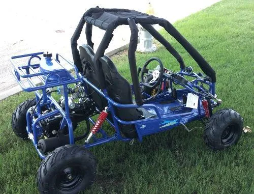 RPS GK 2 110cc Go Kart, Padded roll bars, coil over front shocks.