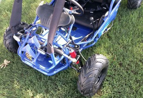 RPS GK 2 110cc Go Kart, Padded roll bars, coil over front shocks.