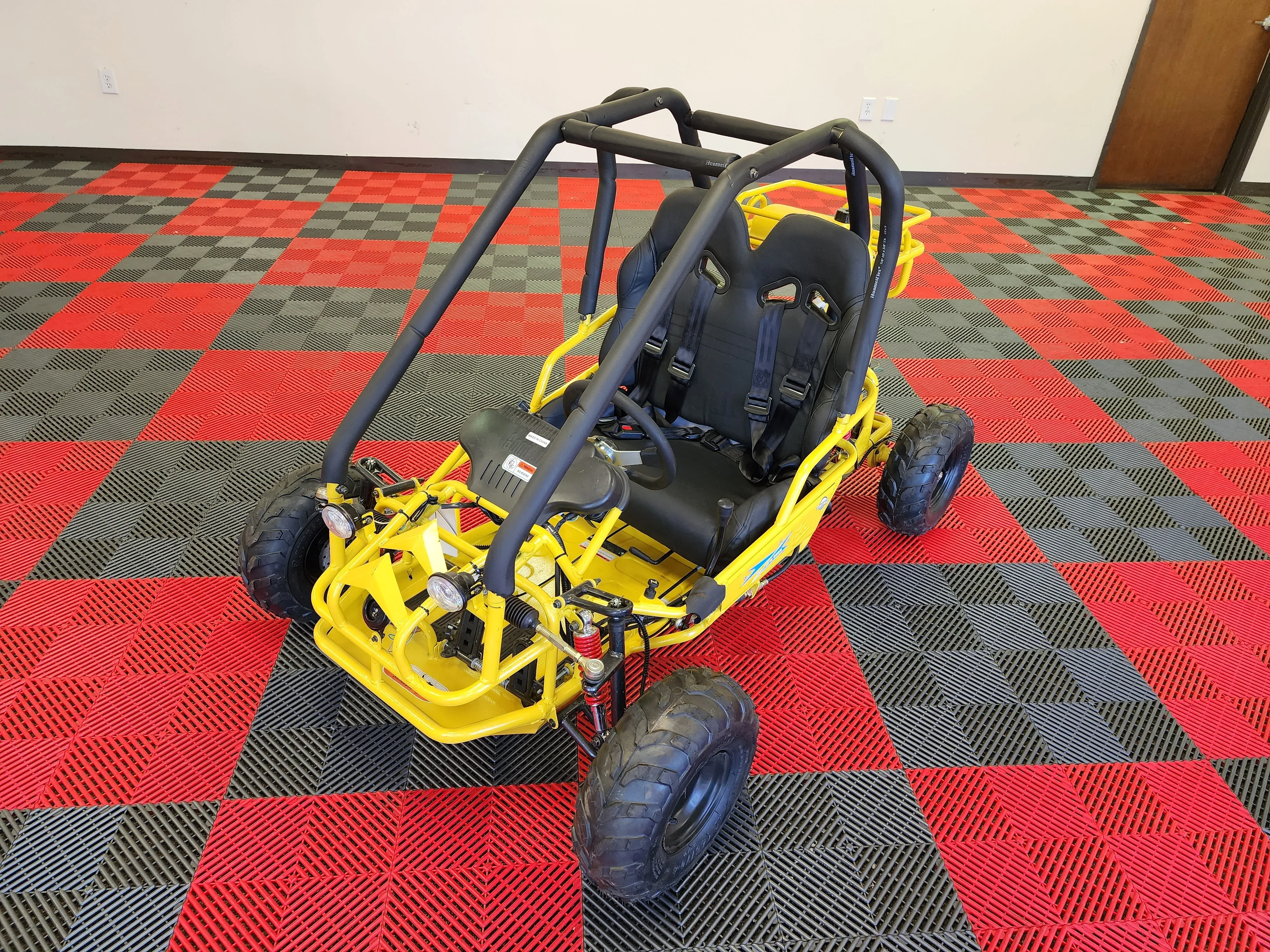 RPS GK 2 110cc Go Kart, Padded roll bars, coil over front shocks.