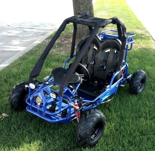 RPS GK 2 110cc Go Kart, Padded roll bars, coil over front shocks.