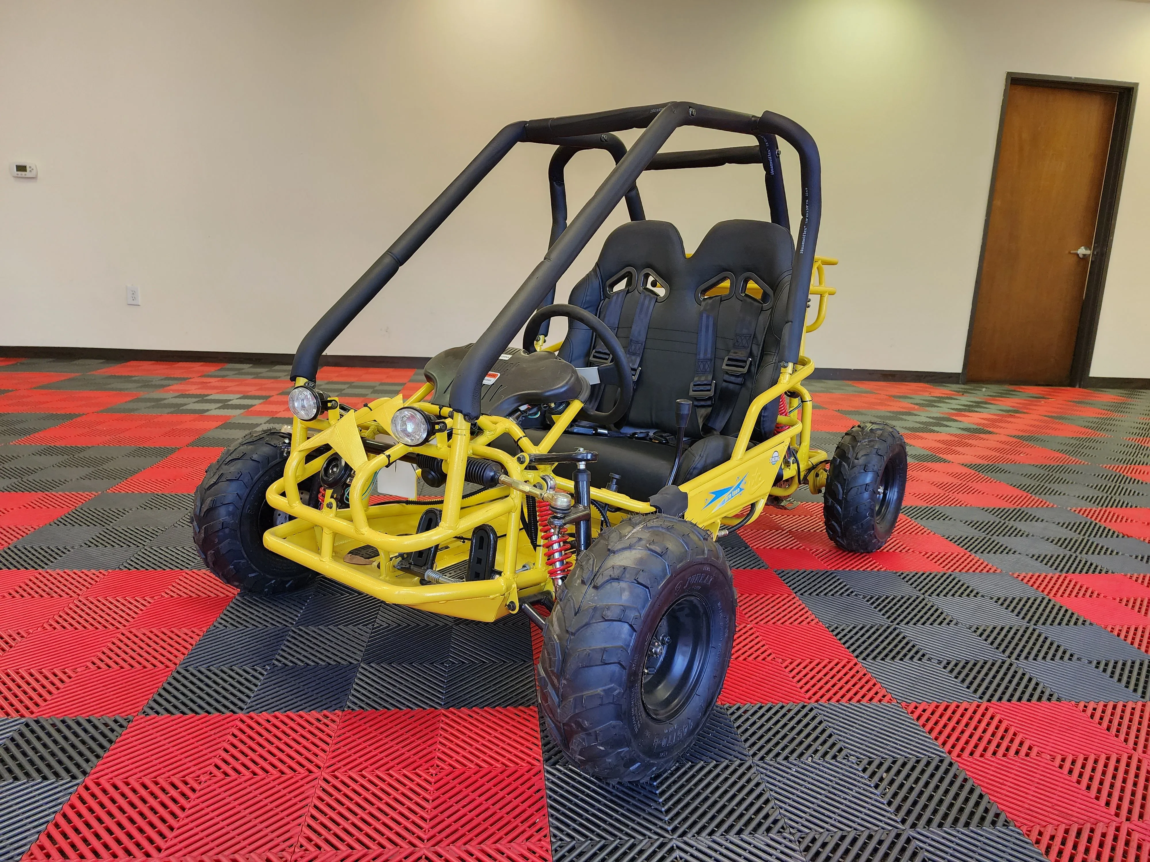 RPS GK 2 110cc Go Kart, Padded roll bars, coil over front shocks.