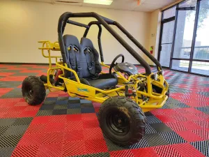 RPS GK 2 110cc Go Kart, Padded roll bars, coil over front shocks.