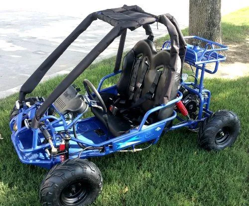 RPS GK 2 110cc Go Kart, Padded roll bars, coil over front shocks.