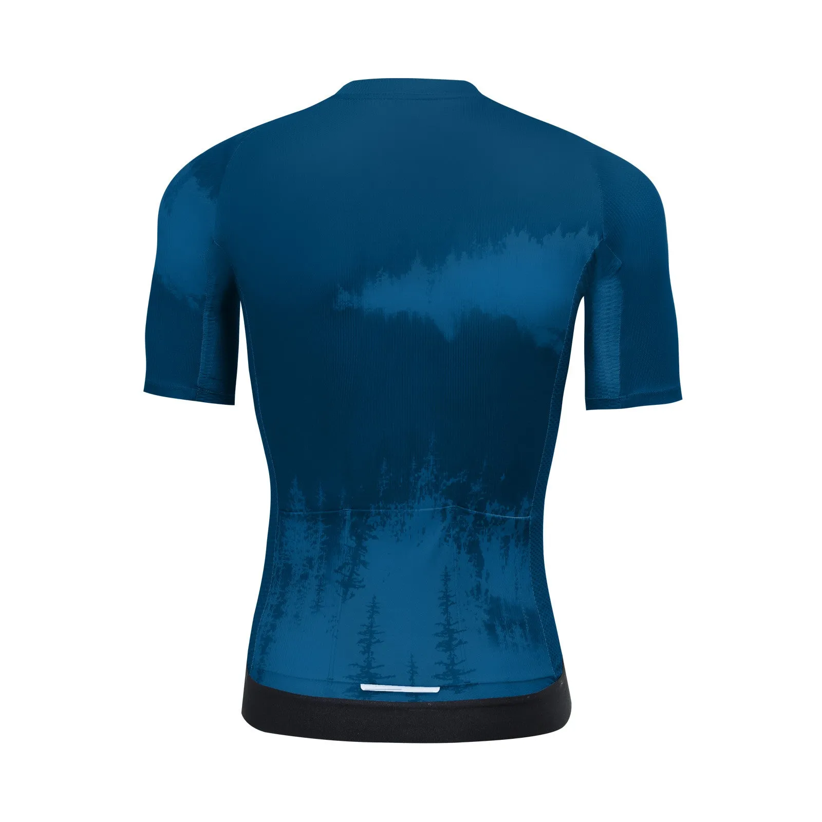 Santic Baron Men's Cycling Jersey Bike Jersey Men Short Sleeve Blue