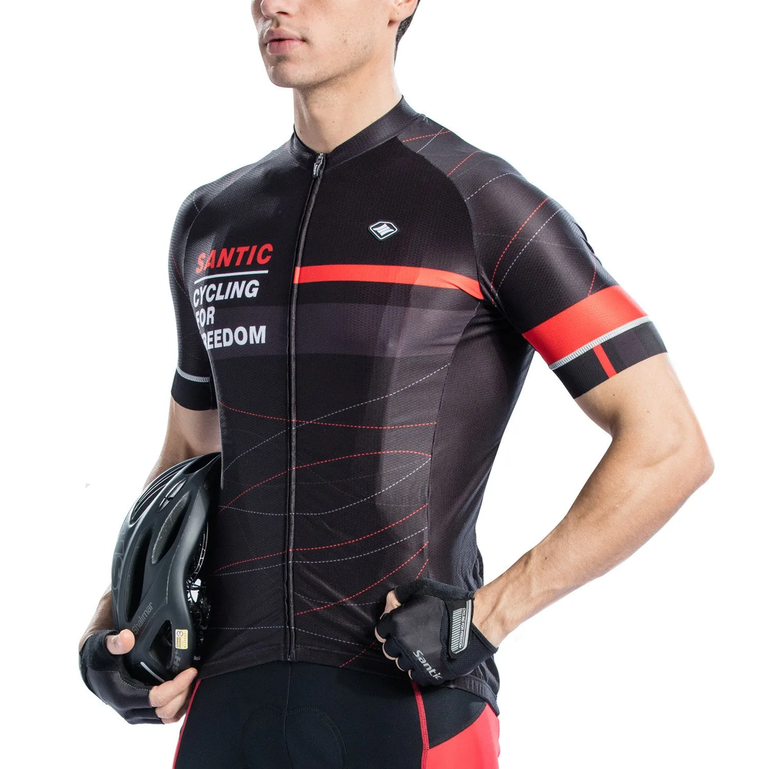 Santic Ethan Jersey & Allock Bib Shorts Set