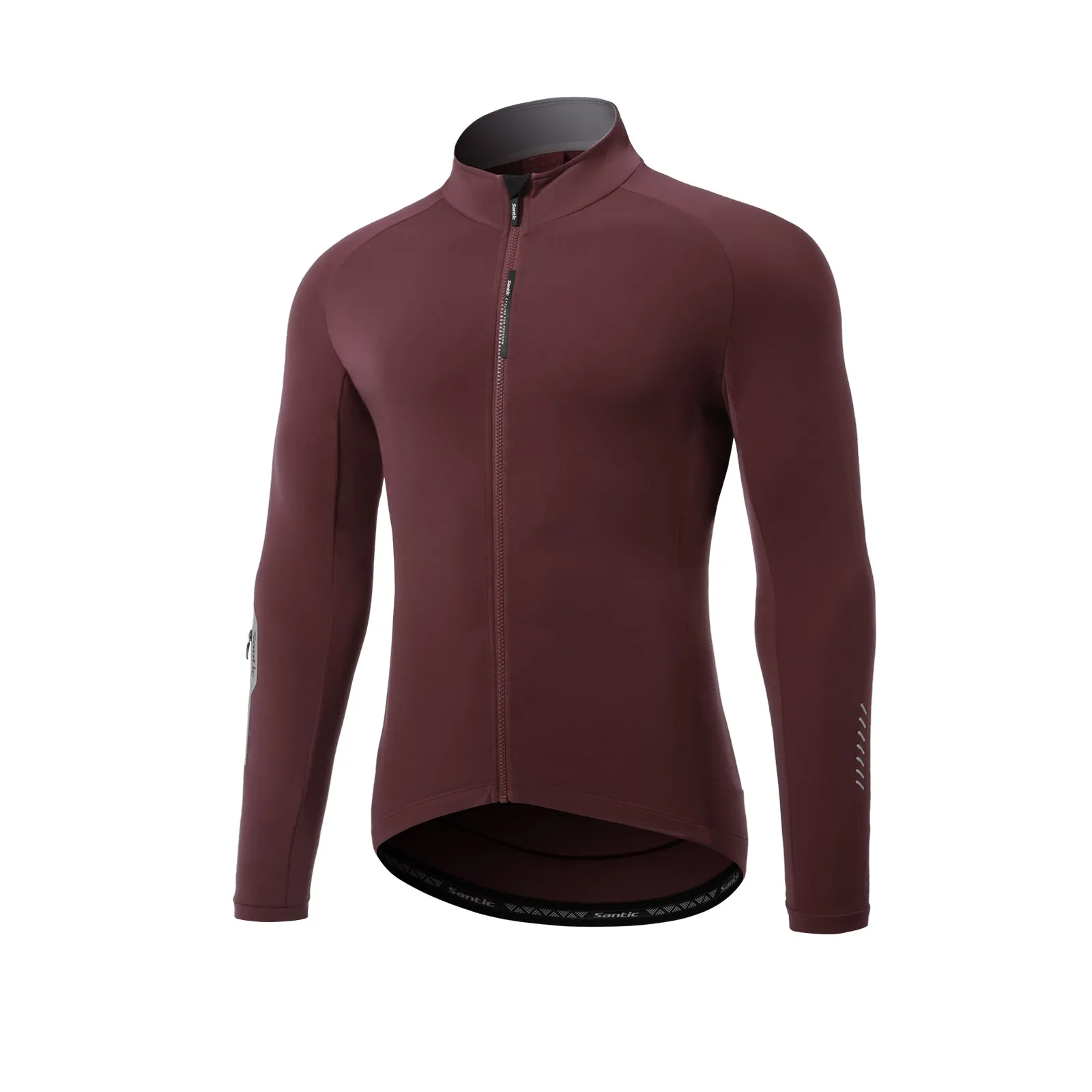 Santic Jiabaily Ⅱ Red Men Cycling Jersey Long Sleeve