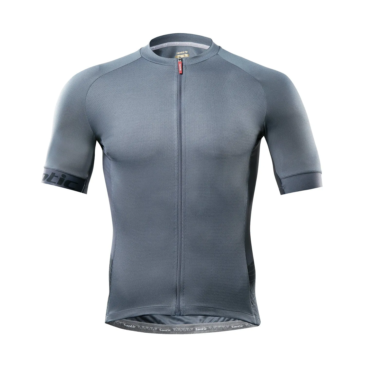 Santic Yorkson Grey Men Cycling Jersey Short Sleeve