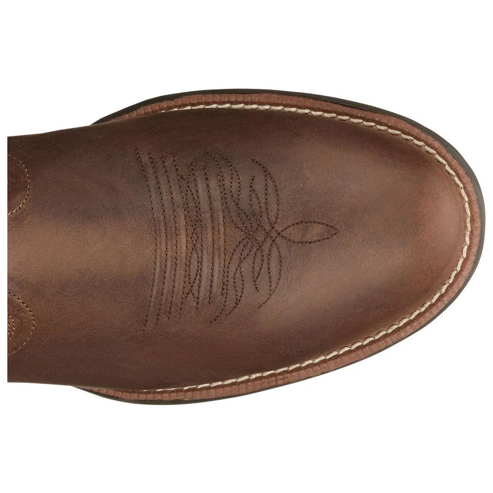 SE7530 Justin Men's Rendon Round Toe Cowboy Boot - Pecan