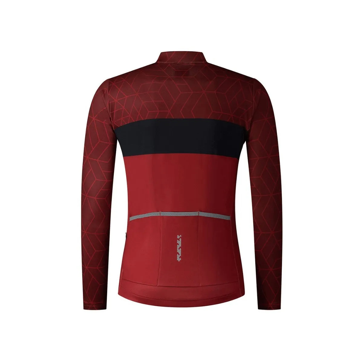 Shimano Vertex Long Sleeve Red Jersey