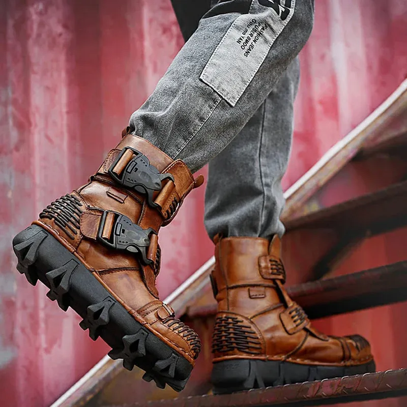 Sizes 37-43 Genuine Cowhide Welted American Boots.