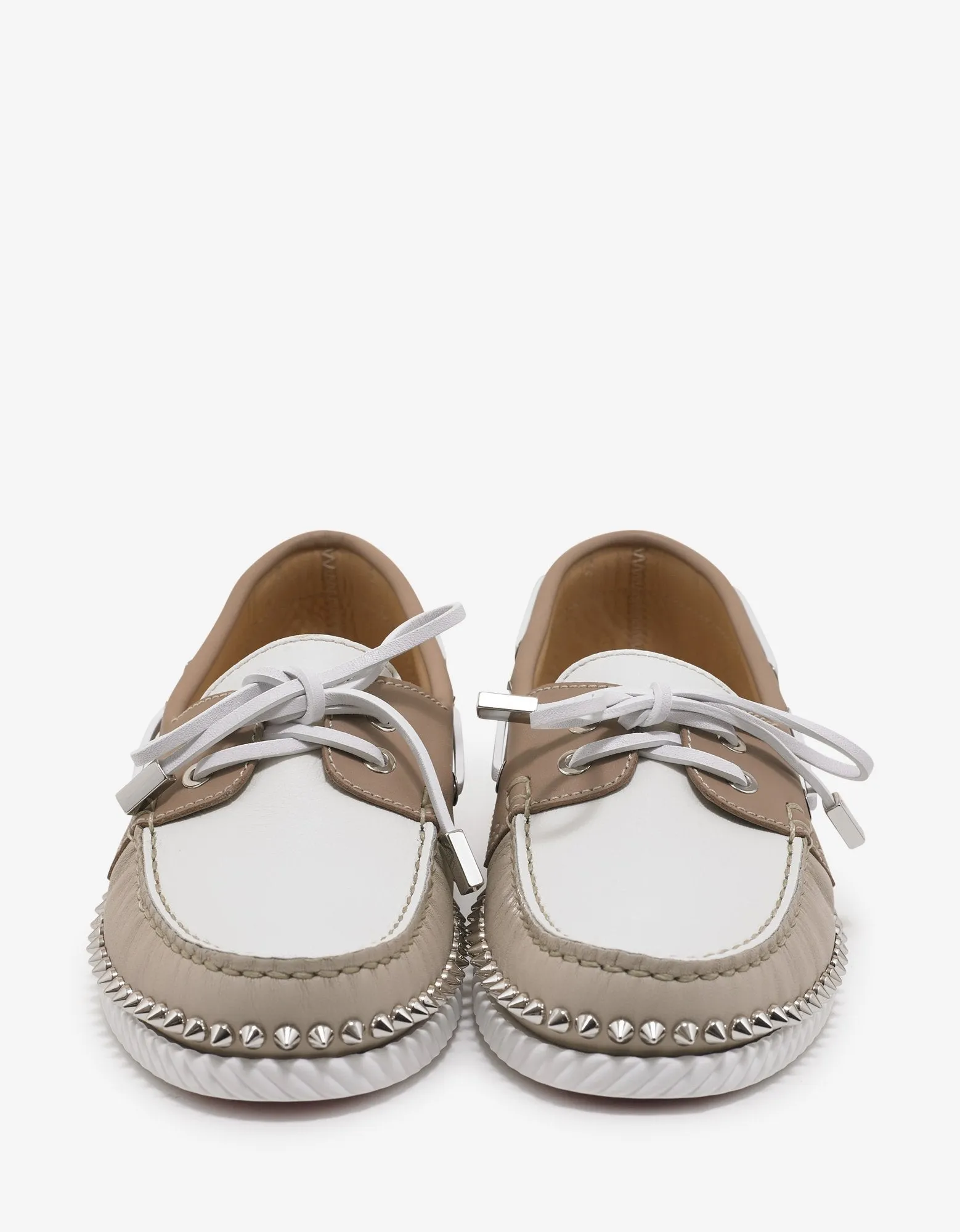 Steckel Colombe Beige Boat Shoes