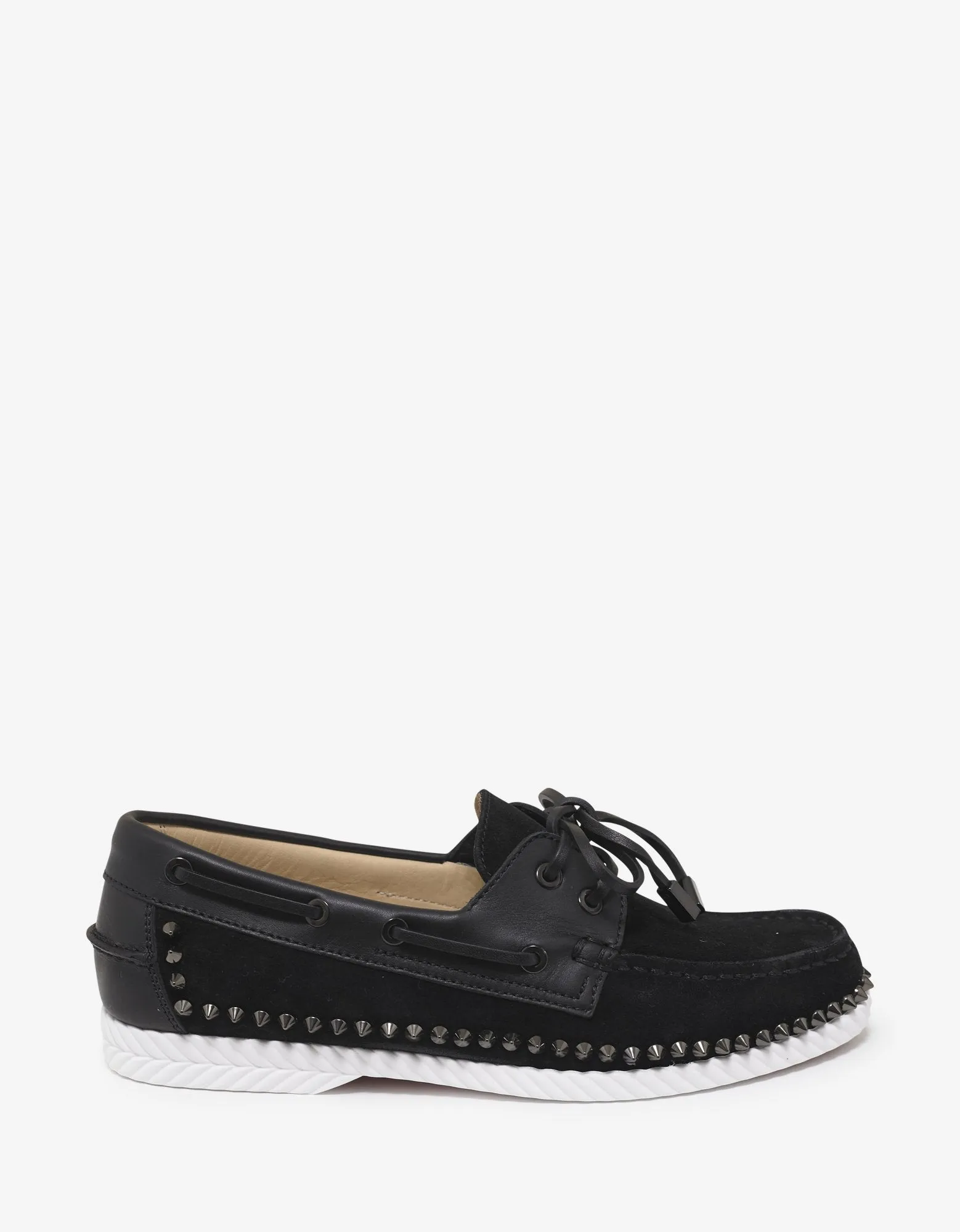 Steckel Flat Crosta Wax Boat Shoes -