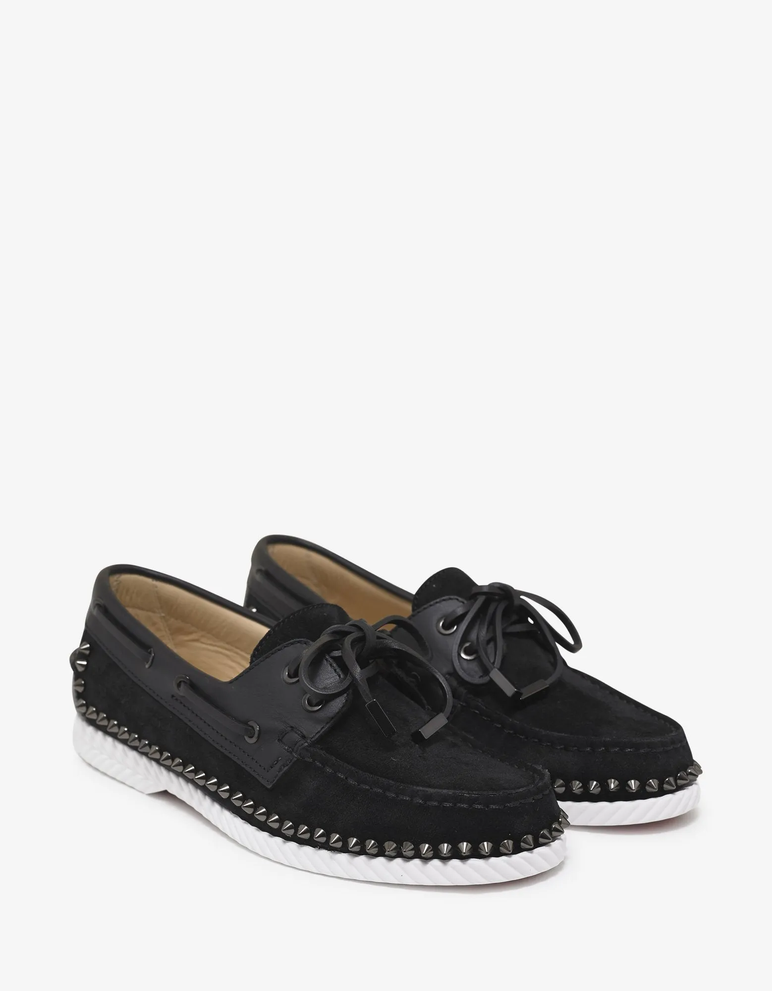 Steckel Flat Crosta Wax Boat Shoes -