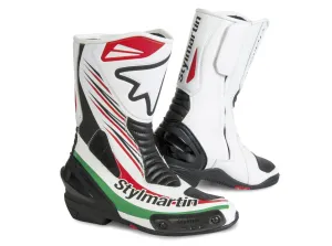 Stylmartin Dream RS Racing Motorcycle Boots in Black White