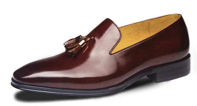 Tasseled Italian GentleMen Loafers Shoes