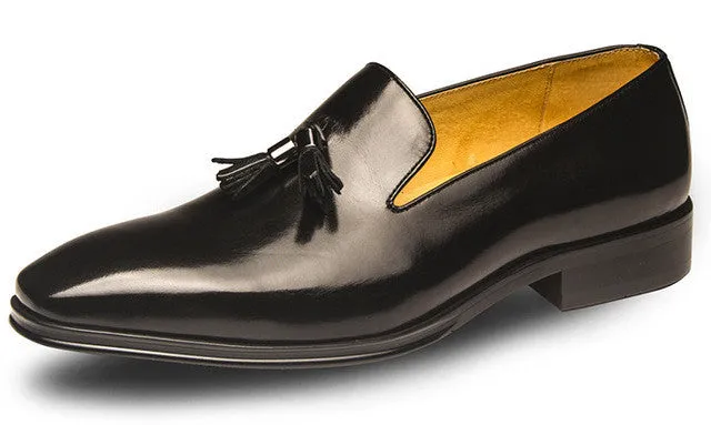 Tasseled Italian GentleMen Loafers Shoes