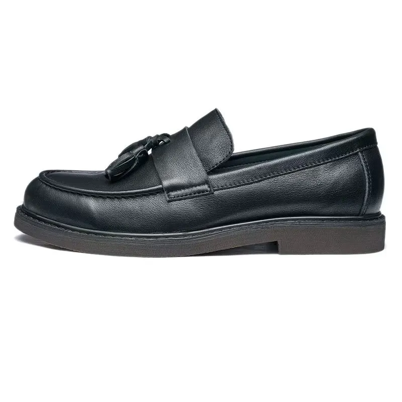 TasselLuxo Cow Leather Slip On Loafers