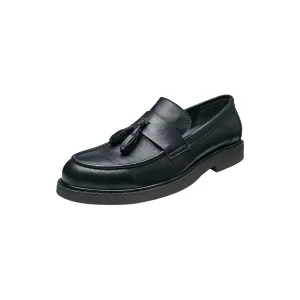 TasselLuxo Cow Leather Slip On Loafers