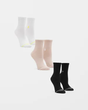 The new Crew Socks (3 Pack) - ASSORTED COLORS