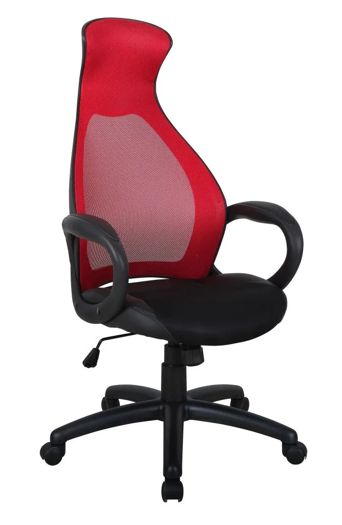 Tivoli Office Chair , Black/Red