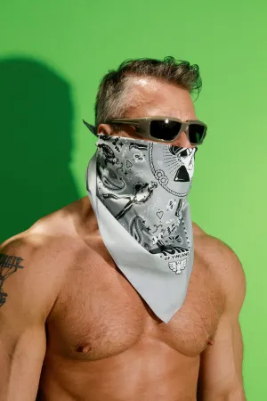 Tom of Finland Bandana by Peachy Kings gray