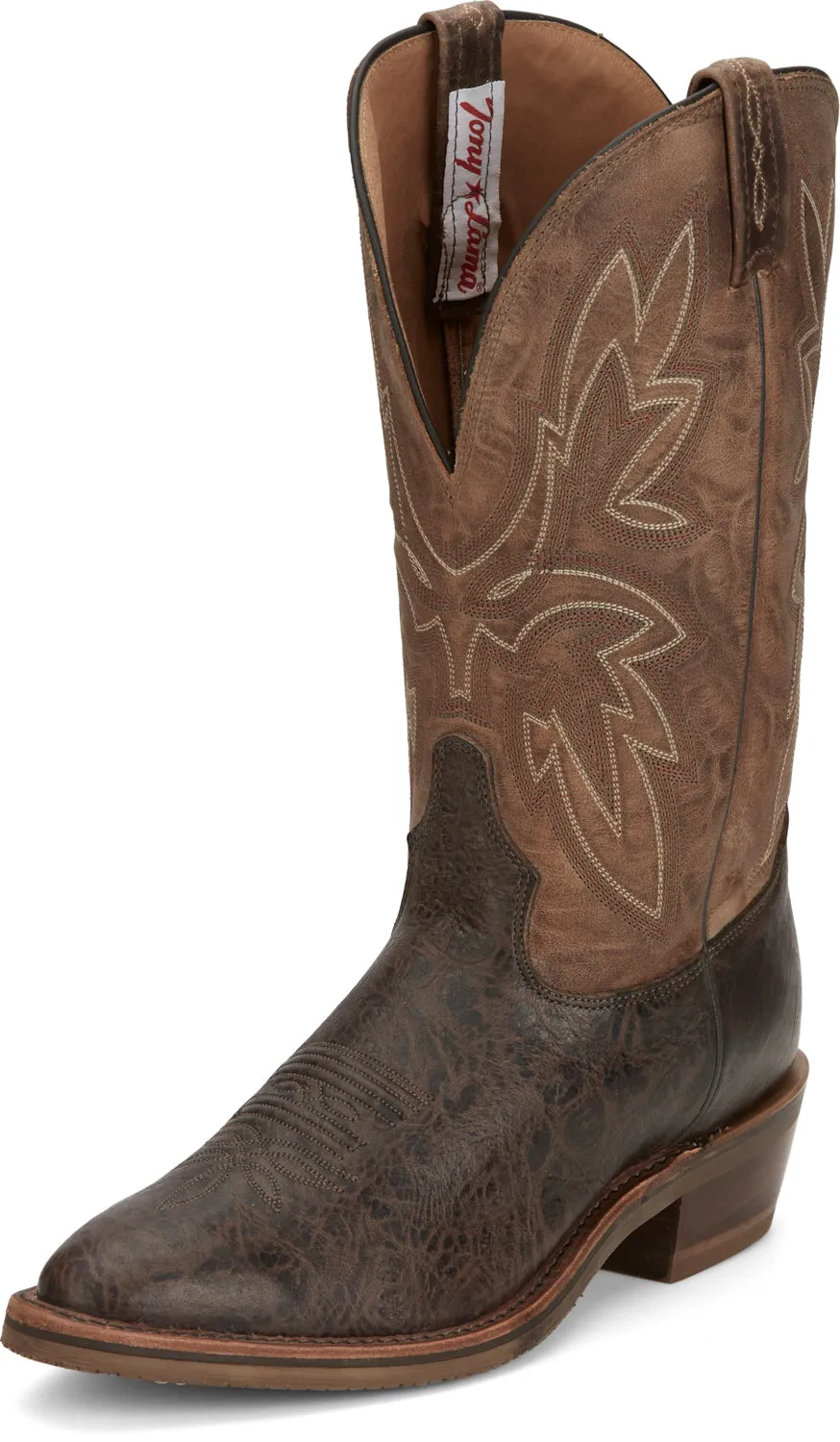 Tony Lama Mens Fernando Brown Cowhide Cowboy Boots