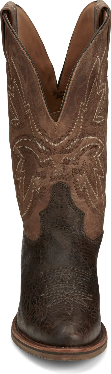 Tony Lama Mens Fernando Brown Cowhide Cowboy Boots