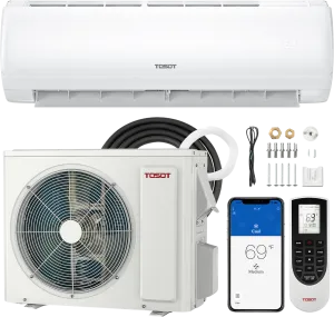 Tosot Mini-Split Air Conditioner with Heat Pump & WiFi 12,000 BTU 230V New